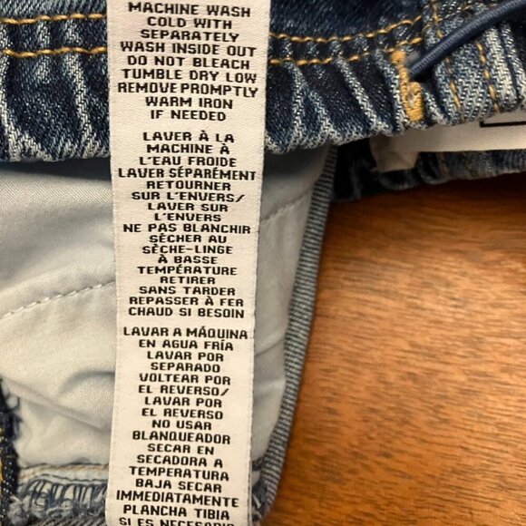 RE Generation jeans Blue Denim Maxi Skirt with Pockets Sz. XL NWT - Picture 11 of 13